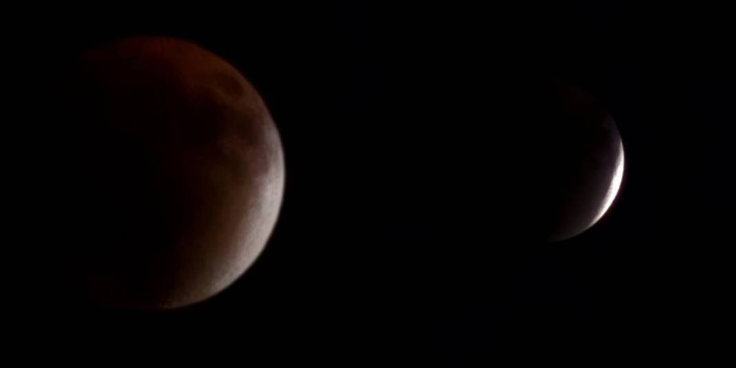 Ay dünyanın gölgesine girdi, Türkiye semalarında tablo ortaya çıktı! Kanlı ay tutulması görsel şölen sundu: İşte görüntüler 2